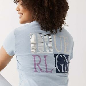 NWOT True Religion Logo V Tee